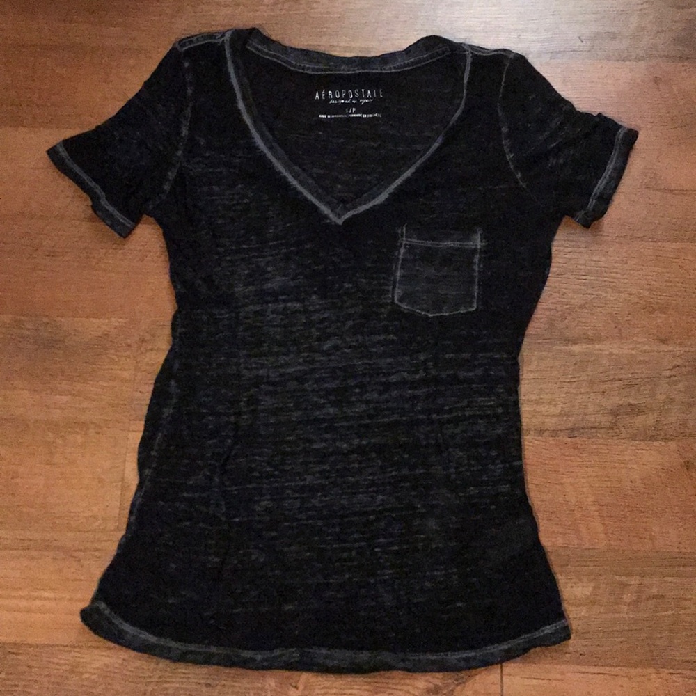 Aeropostale See Through V-Neck